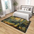 thumbnail image 4 of 6x8 Rug, Birch Tree Rug Washable Non Slip Soft for Living Room Bedroom, Forest Nature Landscape Area Rug, Plant Carpet, Birch Tree Home Decor & Gifts, 4 of 7