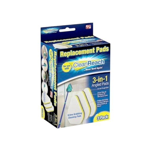 Trisales Marketing 239725 Clean Reach Touch Free Cleaning Replacement Pads, Pack of 3