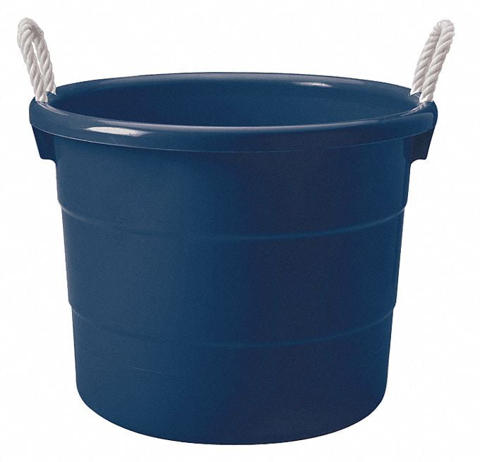 Organize It All Round Metal Bucket with Wood Handle Pink 99213W
