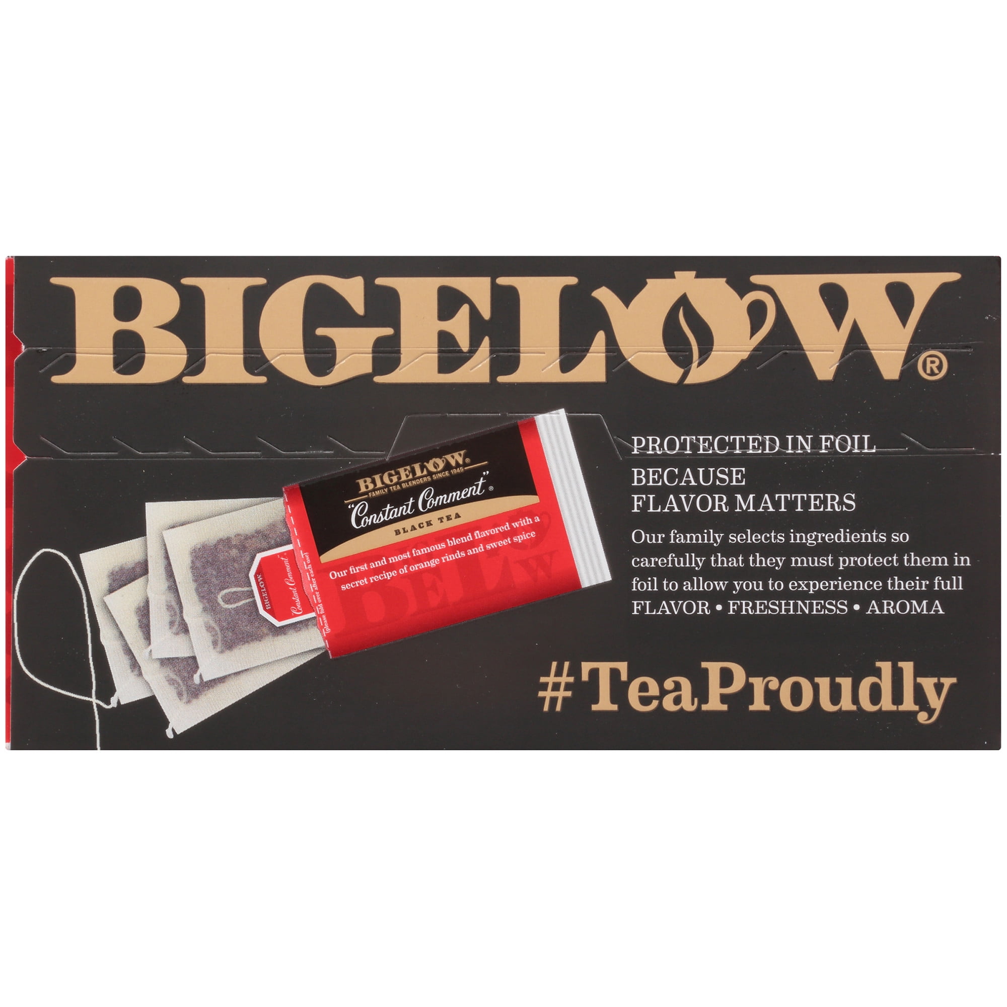 (2 pack) Bigelow Constant Comment, Black Tea Bags, 40 Count