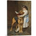 thumbnail image 1 of ARTCANVAS Compulsory Education 1887 Canvas Art Print by Briton Riviere - Size: 18" x 12" (1.50" Deep), 1 of 9