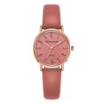 thumbnail image 2 of Resicozy Watches for Women Case with Black Leather Strap Fashionable Everyday Elegant Round Watch Pink One Size, 2 of 3