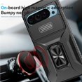 thumbnail image 2 of Funda para GANGXUN Google Pixel 9 - Soporte metálico, Función magnética, Negro, 2 of 5