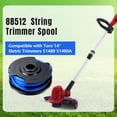 thumbnail image 2 of 4 Pack 88512 Dual Trimmer Line Spool for Toro 51480 51480A 51488 Electric String Trimmer, 30ft 0.065" Spool Replacement, 2 of 8