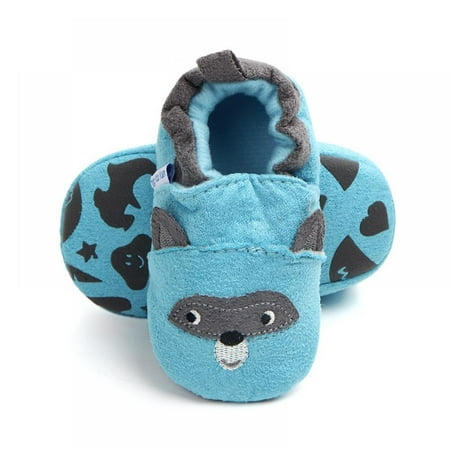 

Baby Boys Girls Slippers Non Skid Sole Baby Walking Shoes Cartoon Infant Sneaker Toddler House Shoes for Baby Girls(0-18 Months)