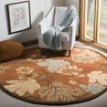 thumbnail image 2 of SAFAVIEH Blossom Charlotte Floral Wool Runner Rug, Rust/Multi, 2'3" x 8', 2 of 10