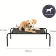 thumbnail image 2 of QUTETN Elevated Dog Cat Bed Small Riased Dog Cot Indoor Outdoor Cooling Dog Cat Bed Portable Pet Cot for Small Dogs Cats Puppy, 2 of 4