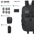 thumbnail image 2 of GZ XINXING 64L Large 3 day Molle Assault Pack Military Tactical Army Backpack Bug Out Bag Rucksack Daypack (Black), 2 of 5