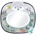 thumbnail image 1 of The Peanutshell Musical Baby Car Seat Mirror, Woodland Animals with Lights, 1 of 5