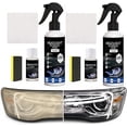thumbnail image 1 of Automotive Headlight Restoration Kit for Oxidized Yellowed, Headlamps, Automotive Lens Restorer and Cleaner, Crystal Clear View Repair Tool (2PC), 1 of 7