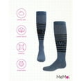 thumbnail image 6 of MeMoi OMG Cotton Blend Knee High Sock - Girls - Female, 8, Med Denim Heather, 6 of 7