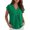 Green, variant on ANRABESS Women Tops Dressy V Neck T Shirts Cap Sleeve Business Casual Tops for Women Summer Loose Fit Dressy Work Office Blouses Cute Clothes Trendy Outfits White M