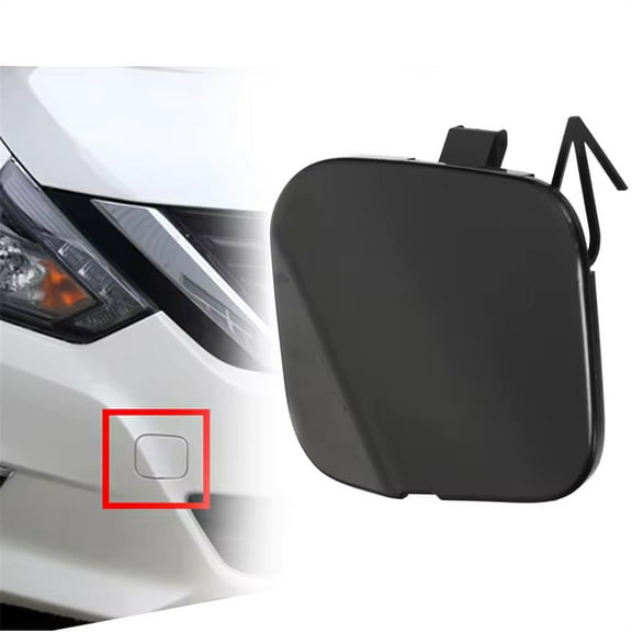 Zyutasoan Front Bumper Tow Eye Bracket Hook Cover Cap Fits For Nissan Altima 2016-2018