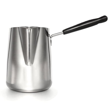 1000Ml Butter Warmer Stainless Steel Milk Warmer Pot with Handle Butter Pan Turkish Coffee Pot Chocolate Melting Pot