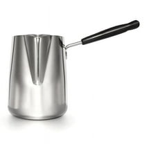 1000ml Butter Warmer Stainless Steel Milk Warmer Pot with Handle Butter Pan Turkish Coffee Pot Chocolate Melting Pot
