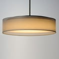 thumbnail image 4 of 10224WOSN Maxim Lighting Prime-19.5W 3 LED Pendant-16 Inches wide by 6.5 inches high-Satin Nickel Finish-White Organza Shade Color, 4 of 5