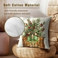 thumbnail image 5 of Christmas Pine Picks Pillow Covers 20x20 Inch Set of 2 - Winter Pinecones and Needles Cedar Fir Xmas Decoration Pillowcases Cushion Cover for Bedroom Couch Sofa Home Porch, 5 of 5