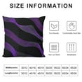 thumbnail image 5 of PHYHOO Striped Throw Pillow Cover, Purple Black Geometric Pillow Cover for Bed Sofa, Stripes Cushion Cover, Modern Abstract Curve Stripe Decorative Pillow Cover, 5 of 5