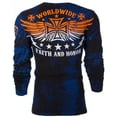 thumbnail image 3 of Archaic By Affliction Men's Thermal Shirt Black Tide, 3 of 8