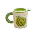 thumbnail image 1 of Advancent Taza de cerámica, tazas creativas de café, taza de fruta con asa, tazas de porcelana para restaurante, cocina, oficina, suministros para beber Mostrada Sandía Advancent HA080833-04, 1 of 1