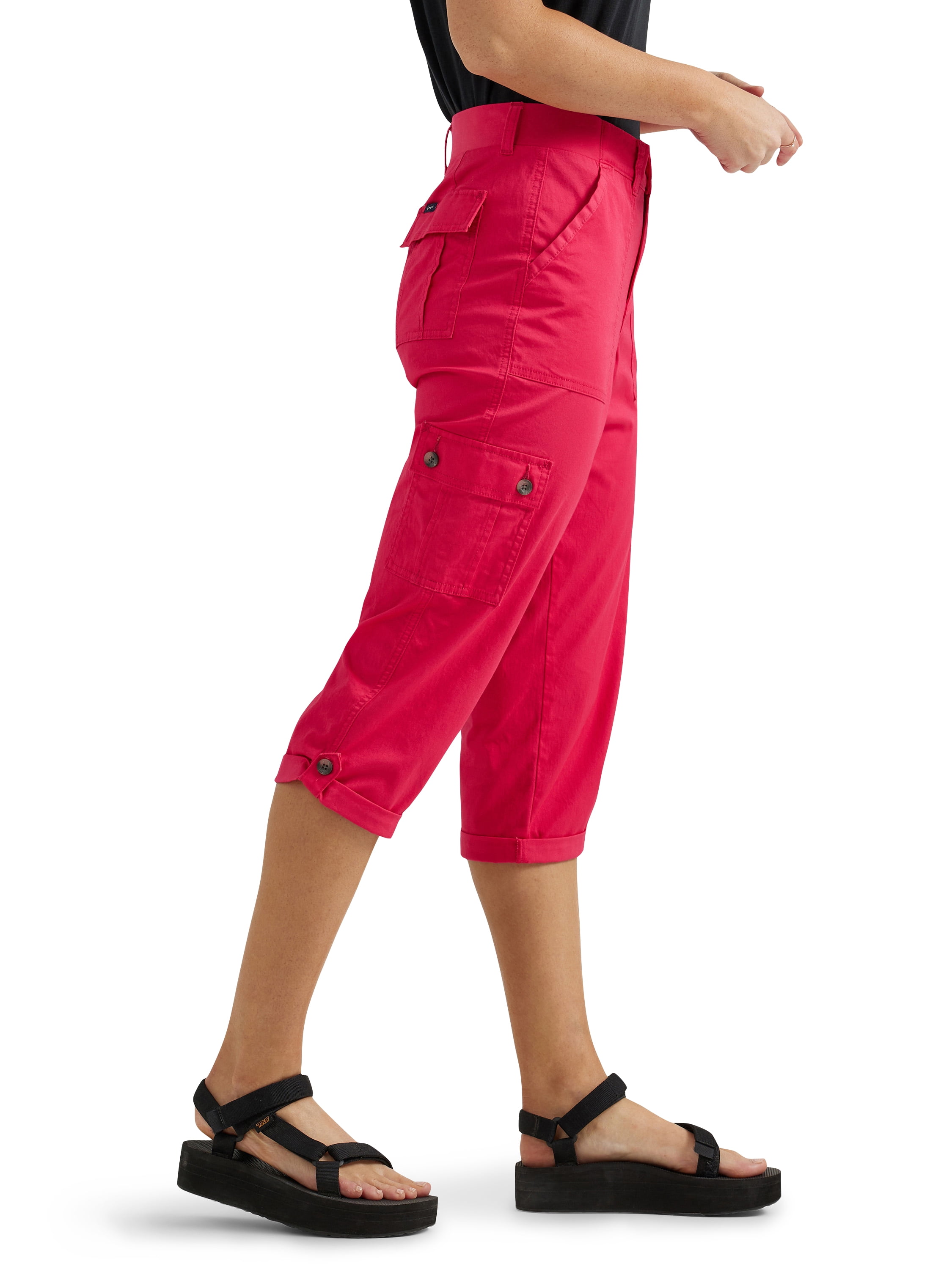 Lee Women's Flex to Go Mid Rise Capri Pants
