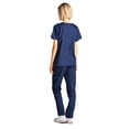 thumbnail image 5 of Dagacci Uniforme Médico Mujer y Hombre Conjunto Médico Unisex Top y Pantalón Médico Azul Marino L, 5 of 5
