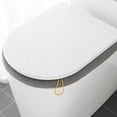 thumbnail image 4 of BEADCEST Soft Toilet Seat Pad Acolchonado Oscuro Para Uso En Con Lavable Y Manejable, 4 of 8
