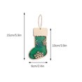 thumbnail image 3 of Xuniizn Christmas Stockings Bulk, Assorted Festive Xmas Stockings for Fireplace Mantel Decor, Traditional Holiday Ornaments, Christmas Decorations for Home, Wood, 3 of 8
