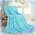 thumbnail image 4 of Teler Cooling Blanket for Hot Sleepers, Summer Cold Blankets for Sleeping Night Sweats to Keep Cool, Queen Size, Teal, 4 of 6