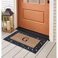 thumbnail image 7 of A1 Home Collections Rubber Coir Doormat Outdoor Entrance Floor Entryway Mat, Beige/Black, 23"x 38", 7 of 7