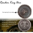 thumbnail image 6 of Metal DND Dice Spinner/Wand Dice, Cthulhu Awaken, Random King 7-in-2 Dual-Spin Wheels Dice, 6 of 10
