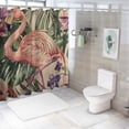 thumbnail image 7 of Orinice Bird of Paradise Flamingo Shower Curtain Fabric Shower Curtain Set with 12 Hooks Water-Proof  36x72, 7 of 7