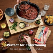 Ninja 8-in-1 PossibleCooker Plus 7.5 Qt Multi-Cooker, Slow Cooker, Steamer, Dutch Oven, MC2000WMSD Stone