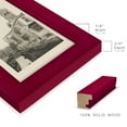 thumbnail image 2 of Vintage Views of Venice VII - Framed Print w/glass - Cherry Red, 2 of 8
