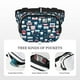 thumbnail image 5 of Balery Dental Mochila Cinturón para Mujeres y Hombres, Bolsa de Cintura Impermeable de Doble Capa con Correa, 5 of 9