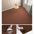 thumbnail image 5 of CIFbuy™ 12" Self-Adhesive Carpet Tiles – Peel & Stick Floor Mats, Non-Slip Square Carpet Planks for Home, Office & Basement Flooring (Brown), 5 of 5