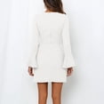 thumbnail image 4 of Robe Courte à Volants Taille Haute, Robe Longue à Manches Courtes, Robe Longue à Manches Longues, Robe Longue Bodycon Midi, 4 of 6