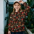 thumbnail image 2 of Uorisanigo Girls Half Zip Pullover Sweatshirt Oversized Long Sleeve Lapel Zipper Sweatshirt Lightweight Aesthetic Mushroom Athletic Pullover Jackets Fall Spring Outfits Clothes, 2 of 7