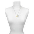 thumbnail image 3 of Delight Jewelry Goldtone I Love You Disc Silvertone Script Initial Disc - J - Charm Necklace, 20"+3", 3 of 4