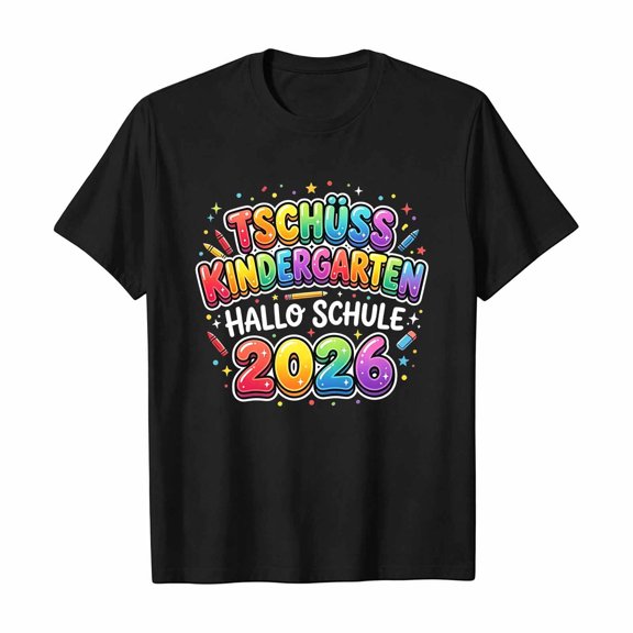 Bainana Kindergarten T Shirts For Girls Graphic Print Short Sleeve Tops Big Kids Comfortable Back To School Tees