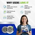 thumbnail image 5 of True Fresh Jetted Tub Cleaner Tablets for Jacuzzi, Bathtub Jets, Whirlpool and Spa Systems, Removes Scale Residue and Build Up, 12 Count, 1 Year supply, 5 of 7