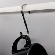 3.5 Flat S-Hooks, 2 Hooks, Zinc, Peerless Chain Company, #4735239C