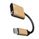thumbnail image 4 of Adaptador USB tipo C Cargador Cable de audio 2 en 1 Tipo-C a 3,5 mm Jack Auriculares Convertidor auxiliar Reemplazo para Xiaomi Inevent PJ6823-03B, 4 of 6