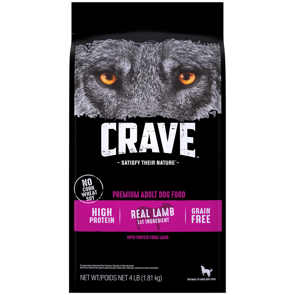 CRAVE High Protein Adult Grain Free Natural Dry Dog Food With Protein