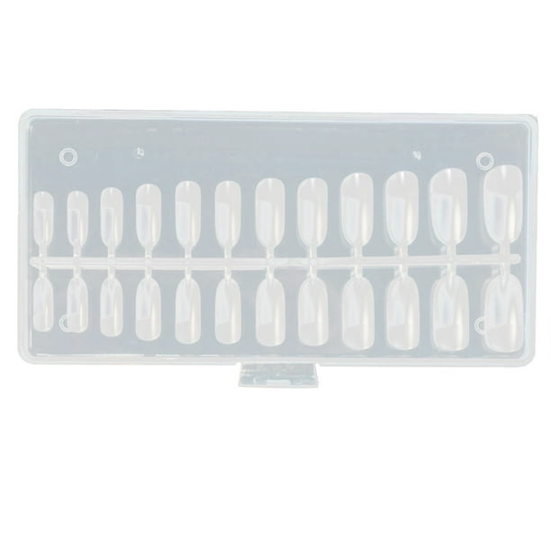 Uñas 120 Piezas Tubo De Agua Transparente Uñas Uñas Transparente Cobertura Total Presionado En Las Uñas Para DIY Uñas Práctica De Salón De Uñas