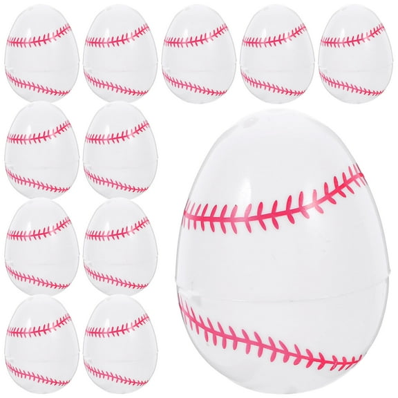 Clispeed 12pcs Plastic Eggs Fillable with Candies for and Classroom Supplies for Easter Events