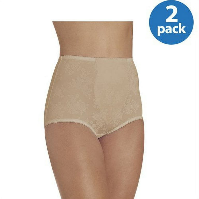 Cupid Deluster Waistline Brief Panty with Light Shaping Tummy Panel, 2-Pack  (Women's)
