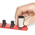 thumbnail image 3 of Ernst Organizador De Rieles De Enchufe De 13 Pulgadas Con Clips De Bloqueo Giratorio De 14 3/8 Pulgadas, Rojo (8415), 3 of 5