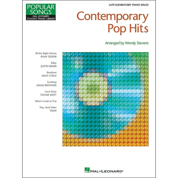 Hal Leonard Contemporary Pop Hits - Late Elementary Piano Solos Songbook