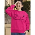 thumbnail image 3 of Breast Cancer Support Stronger Than Cancer Pink Ribbon Crewneck Sweatshirt, 3XL, Pink, 3 of 6